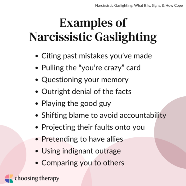 Narcissistic Gaslighting What It Is, Signs, & How Cope
