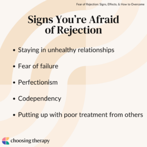 Signs You’re Afraid of Rejection