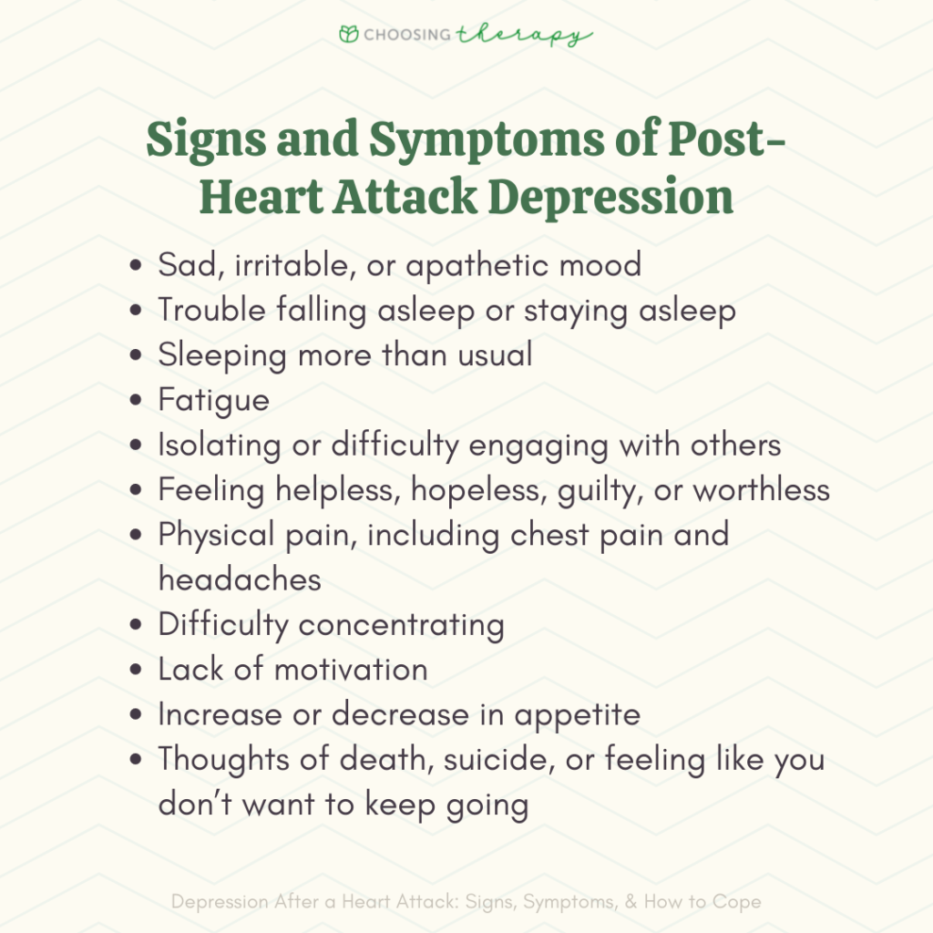 Can a Heart Attack Cause Depression?