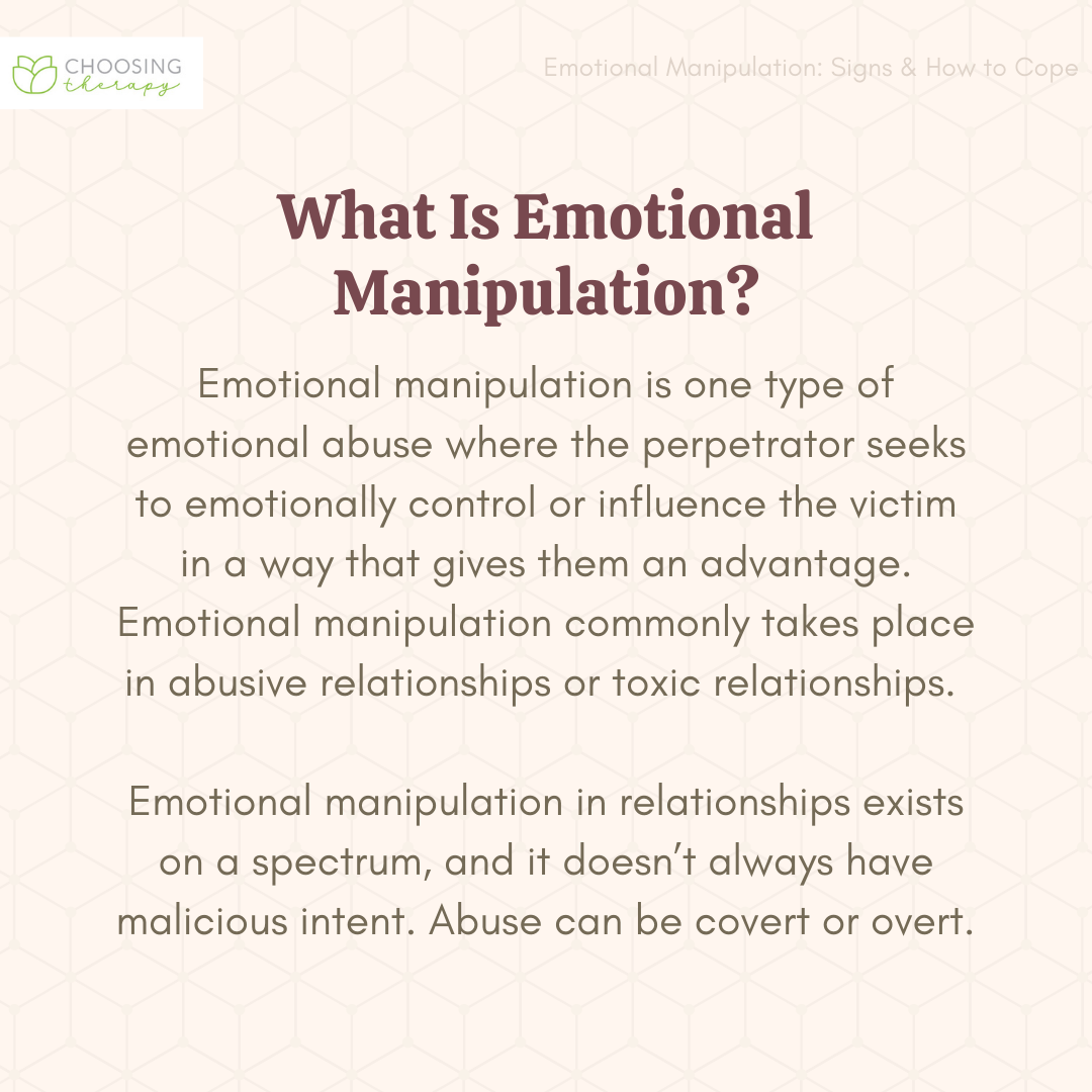 15 Signs of Emotional Manipulation