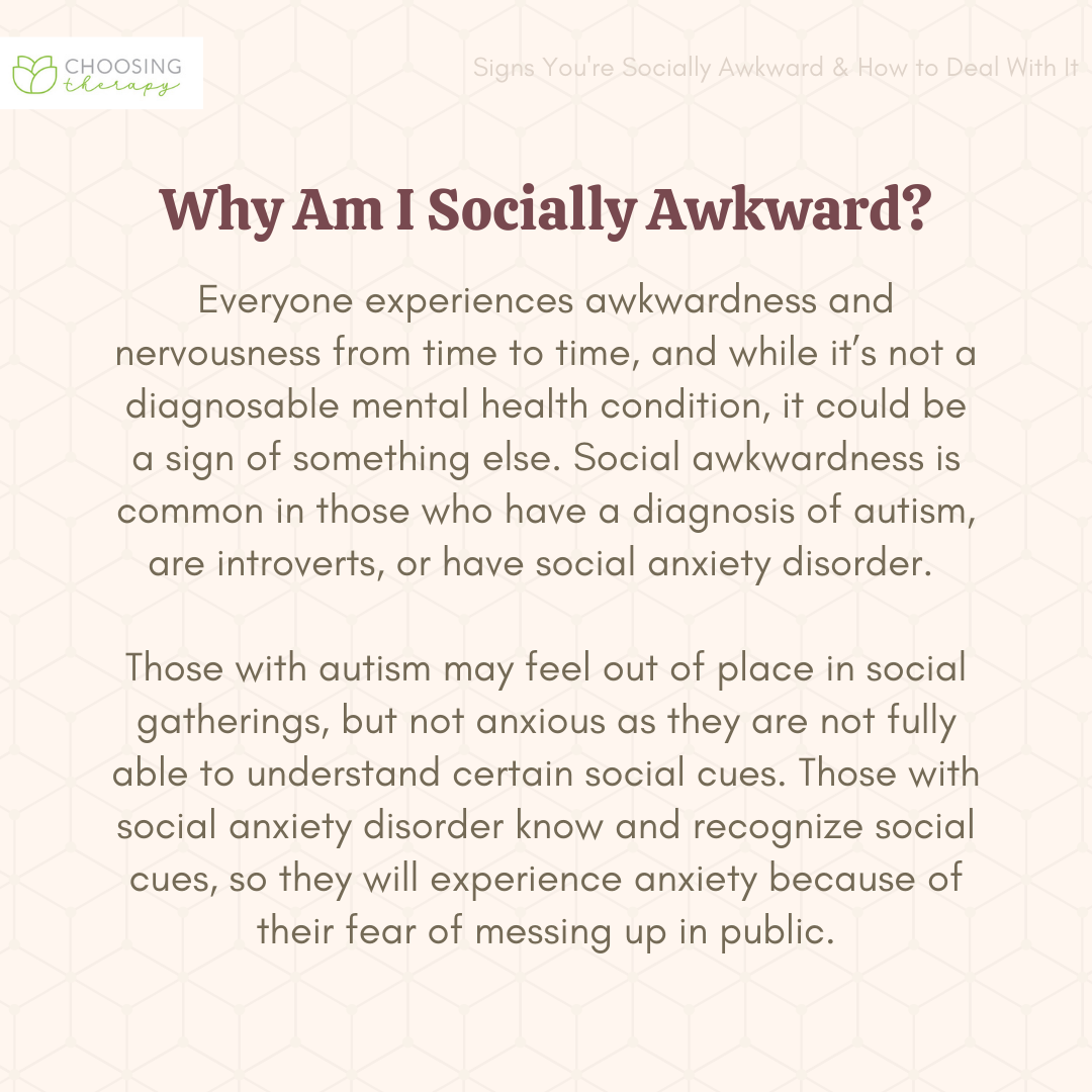 Do I have autism or am I just socially awkward?