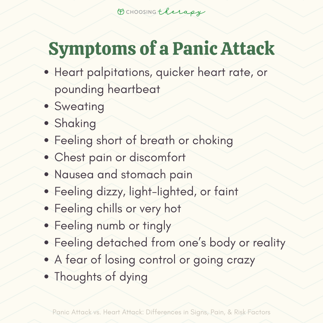 Symptoms of a Panic Attack
