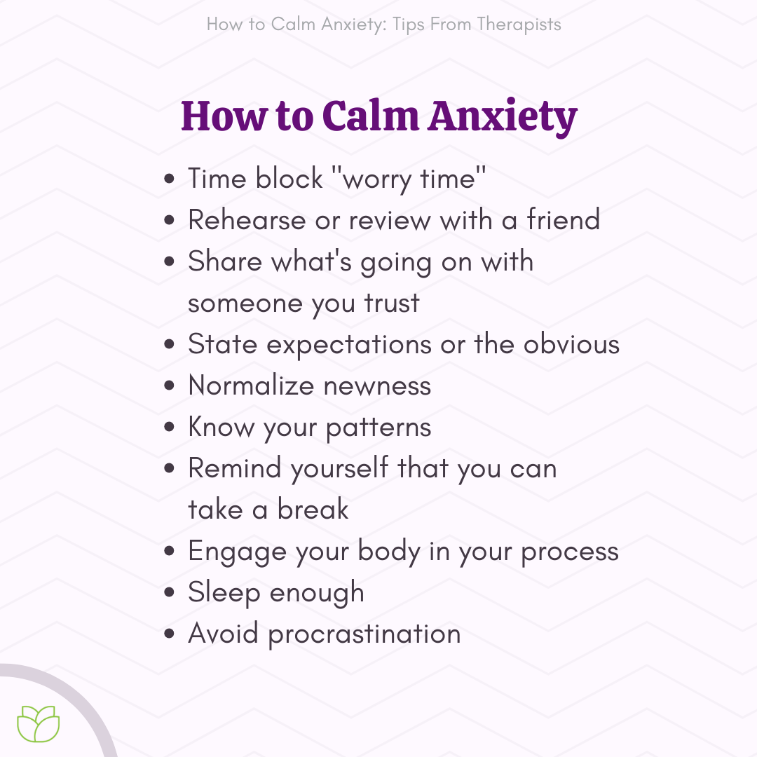 31 Ways To Calm Anxiety