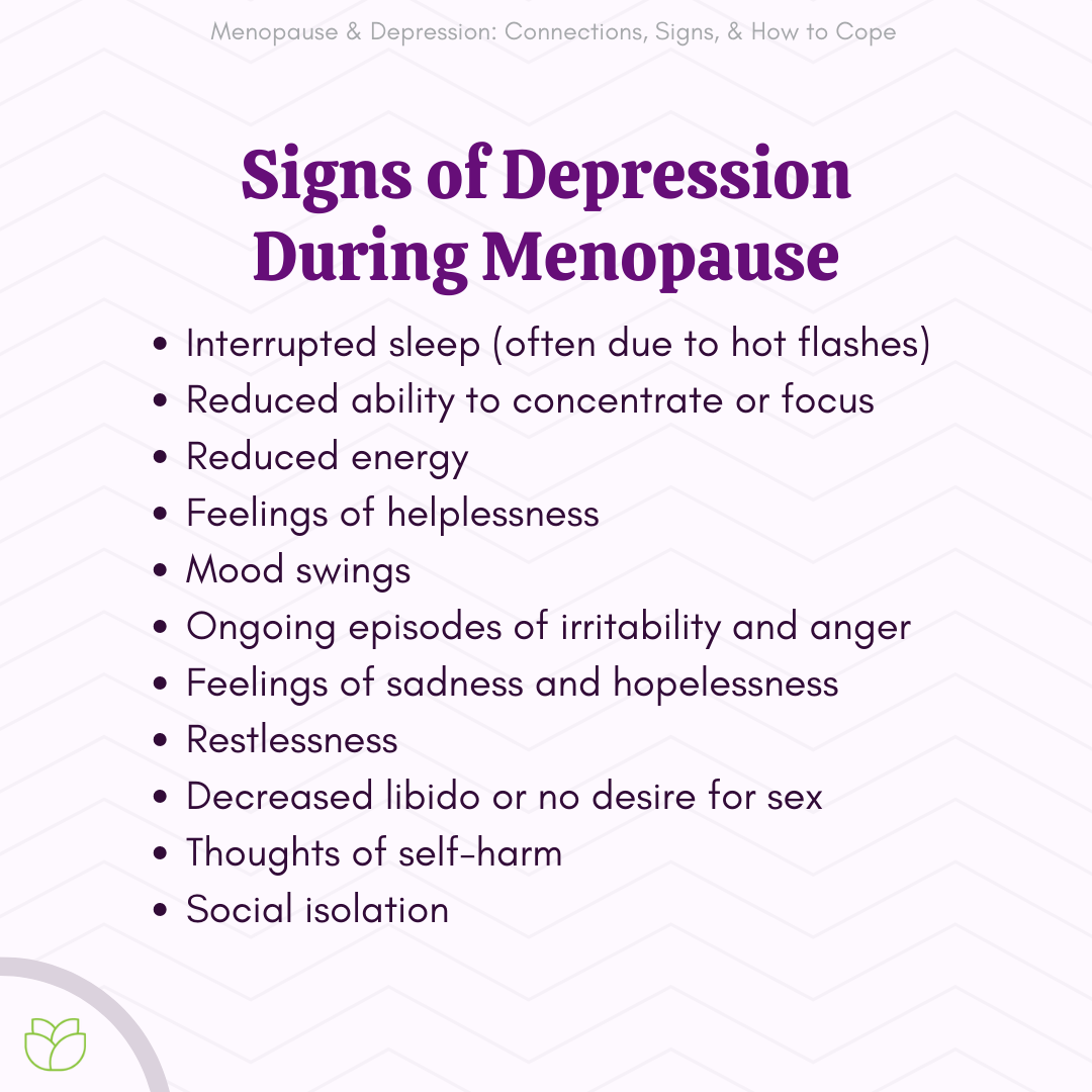 Signs of Depression During Menopause