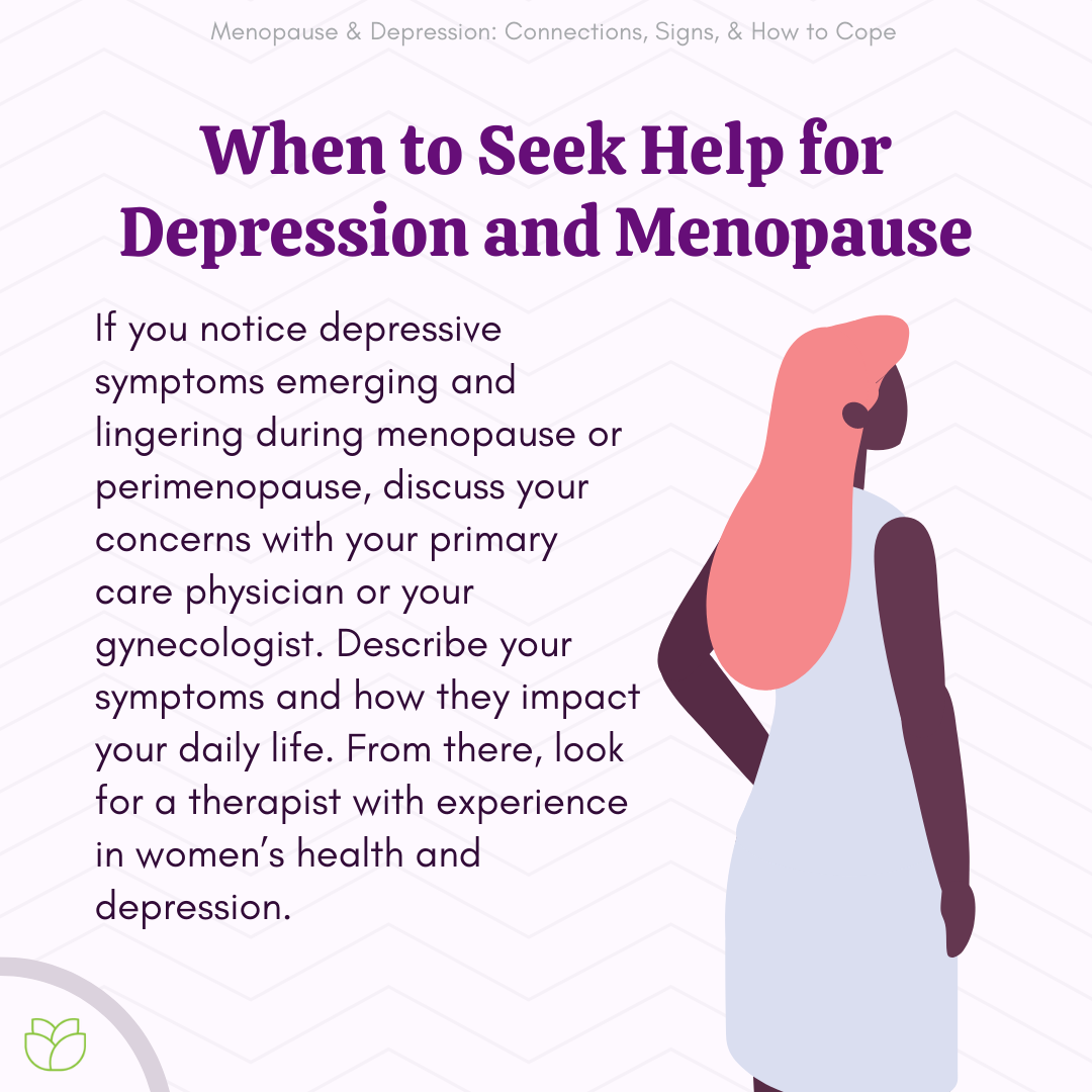 When to Seek Help for Depression & Menopause