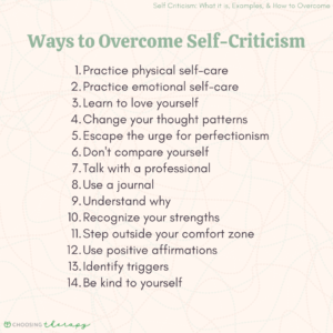Ways to Overcome Self-Criticism