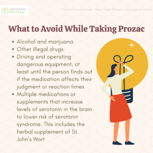 What to Avoid While Taking Prozac
