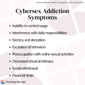 Cybersex Addiction Symptoms
