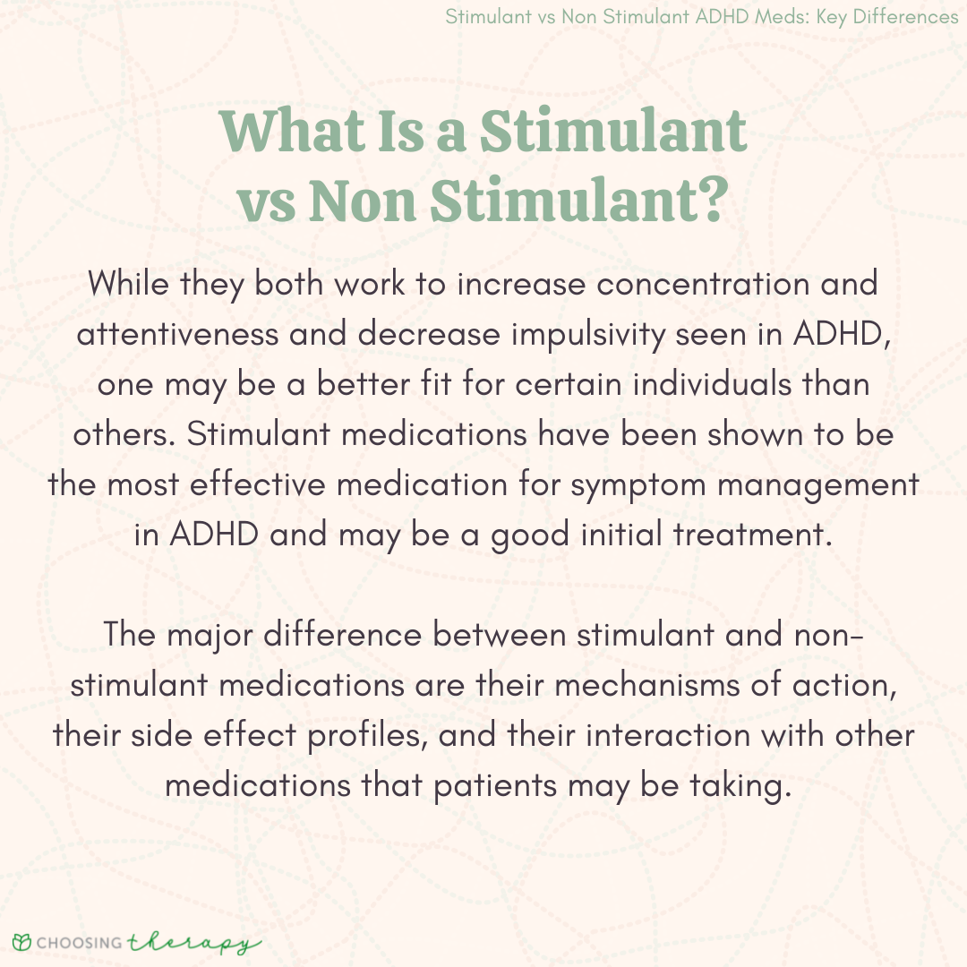 ADHD Stimulants vs Non Stimulants Understanding the Difference