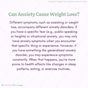 Can Anxiety Cause Weight Loss?