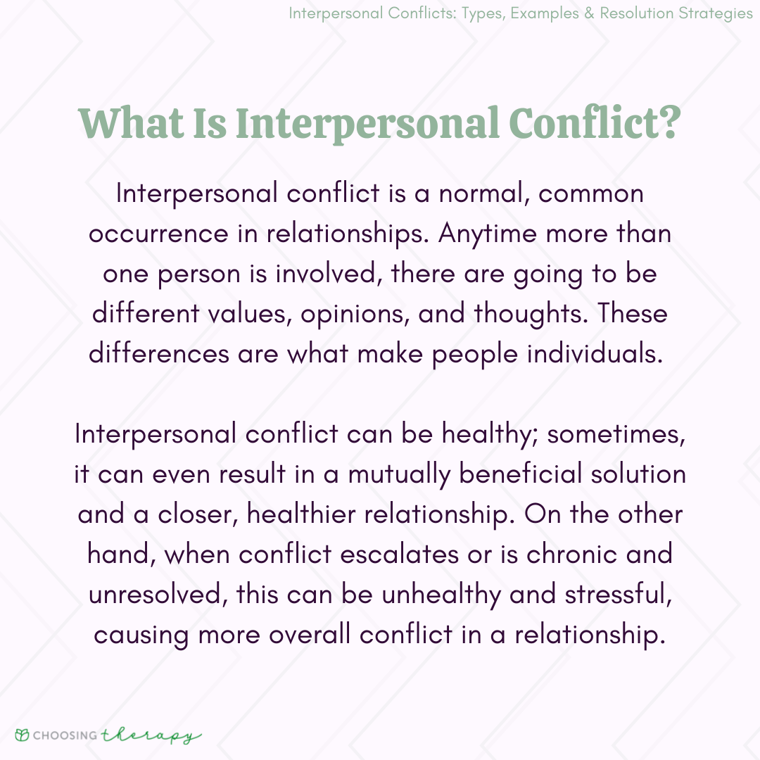 interpersonal issues that can arise in care work