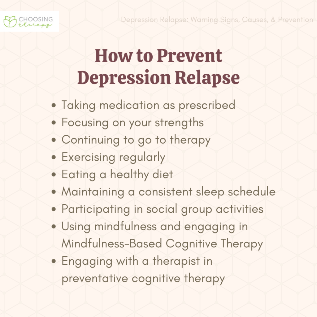 Warning Signs of a Depression Relapse