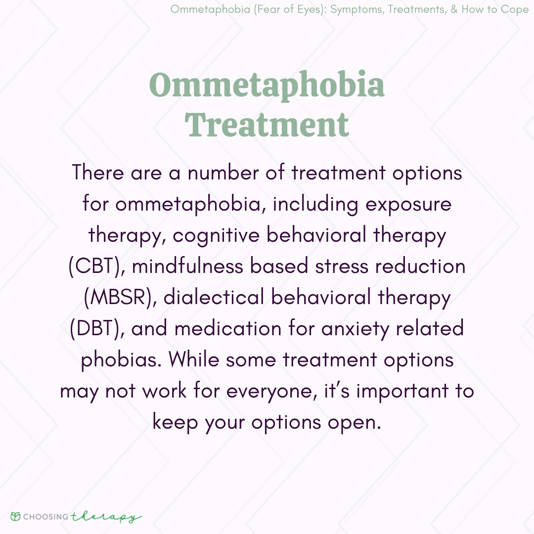 Ommetaphobia Treatment