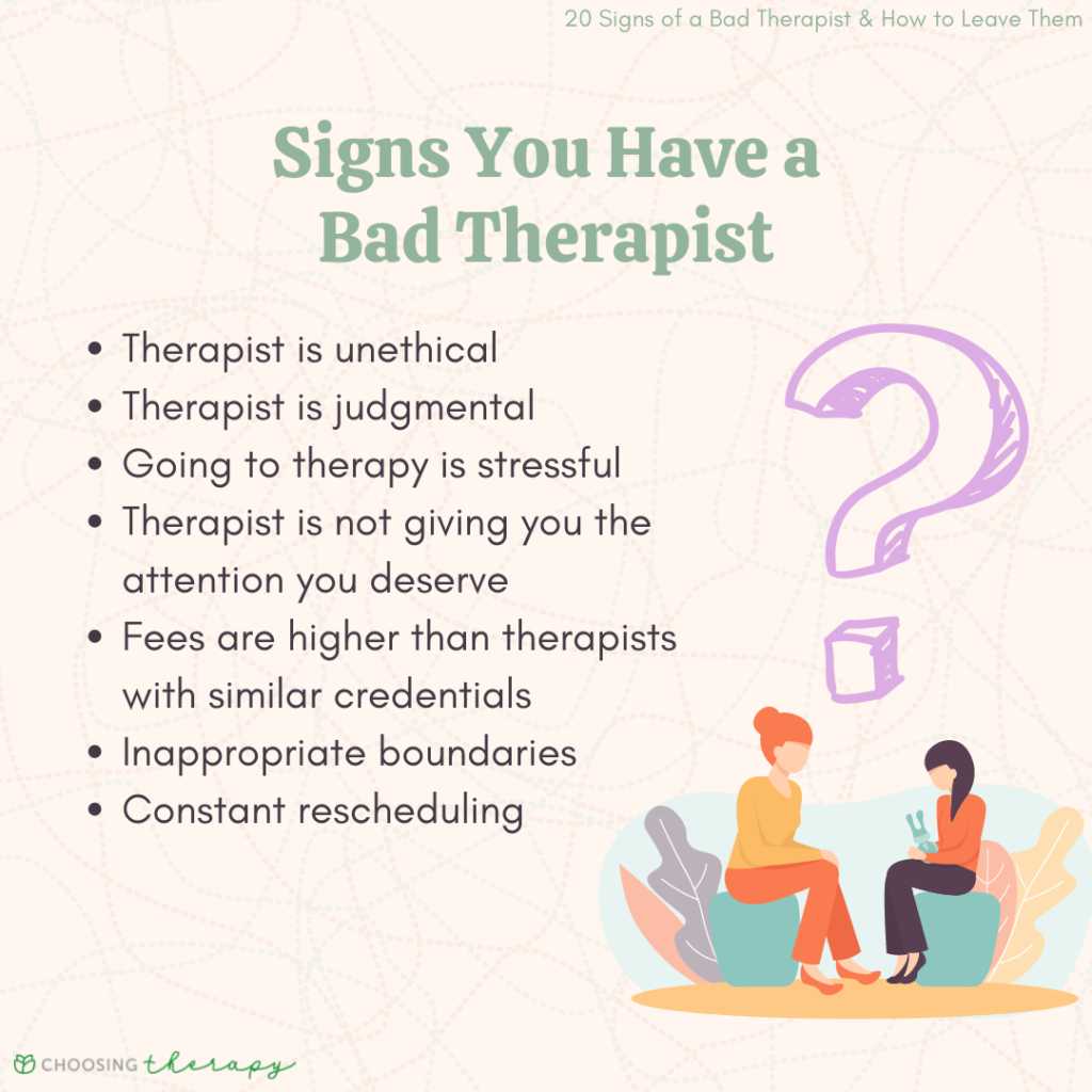 25 Signs You Have A Bad Therapist When To Leave Them 25-signs-you-have-a-bad-therapist-when-to-leave-them