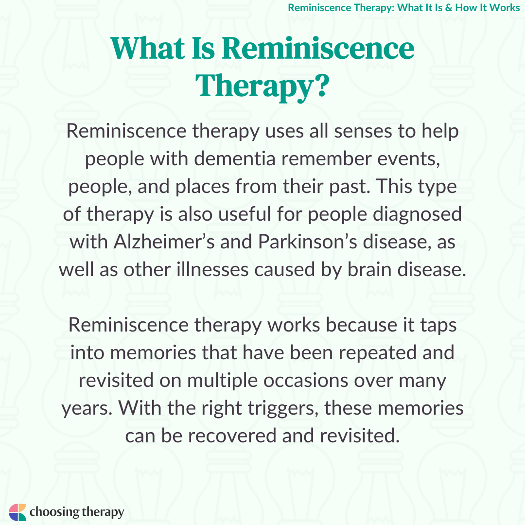 What does reminiscing mean deals
