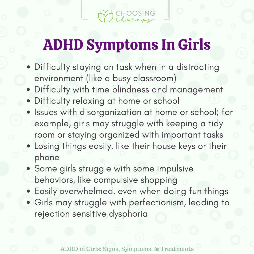 ADHD in Girls: Signs, Symptoms, & Treatments