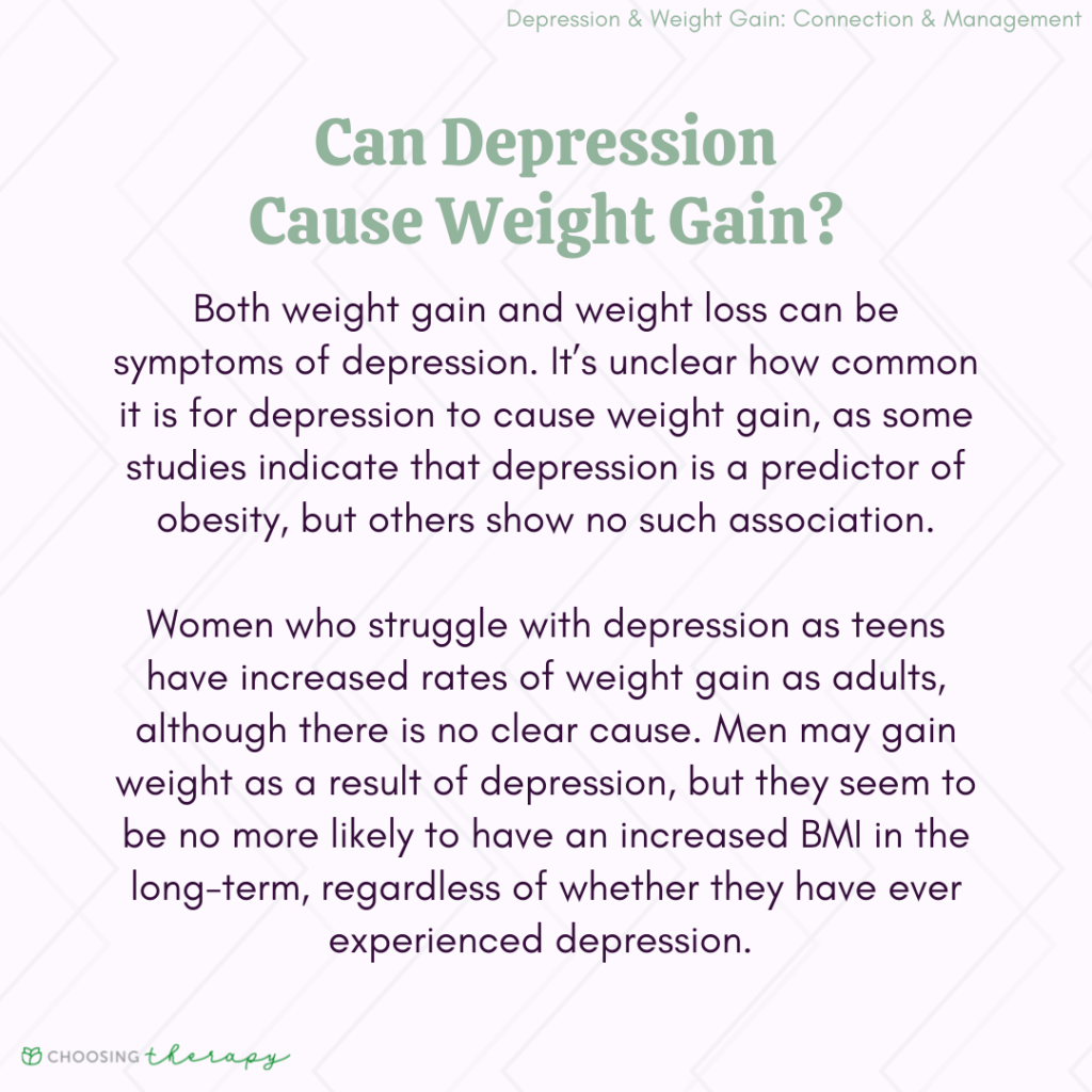 Can Depression Make You Gain Weight?