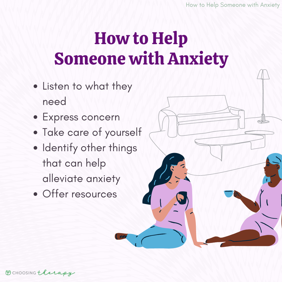 How to Help Someone Struggling With Anxiety, According to Medical Experts