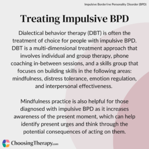 Treating Impulsive BPD
