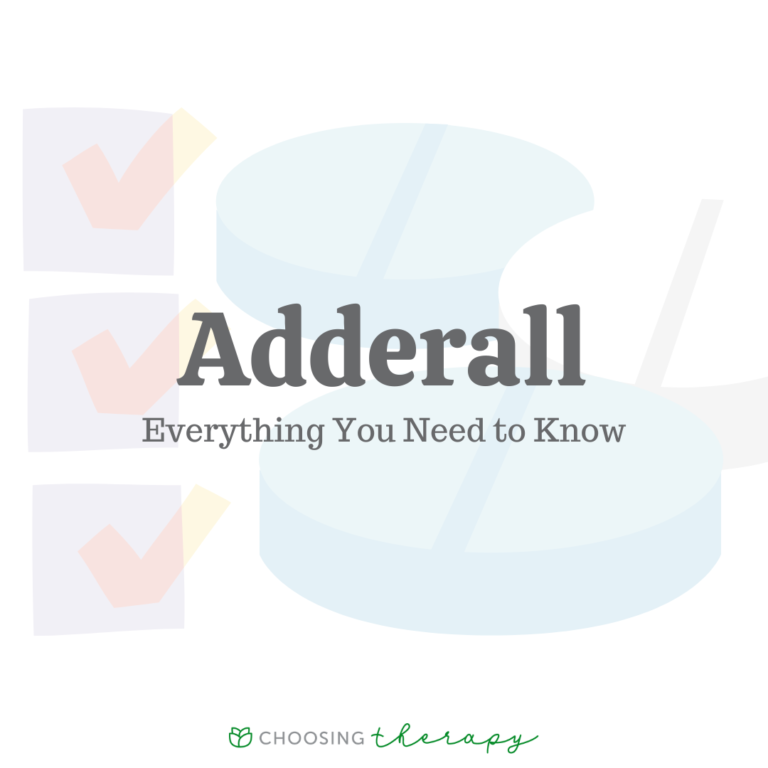 Adderall Everything You Need to Know