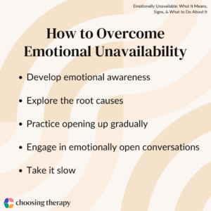 How to Overcome Emotional Unavailability
