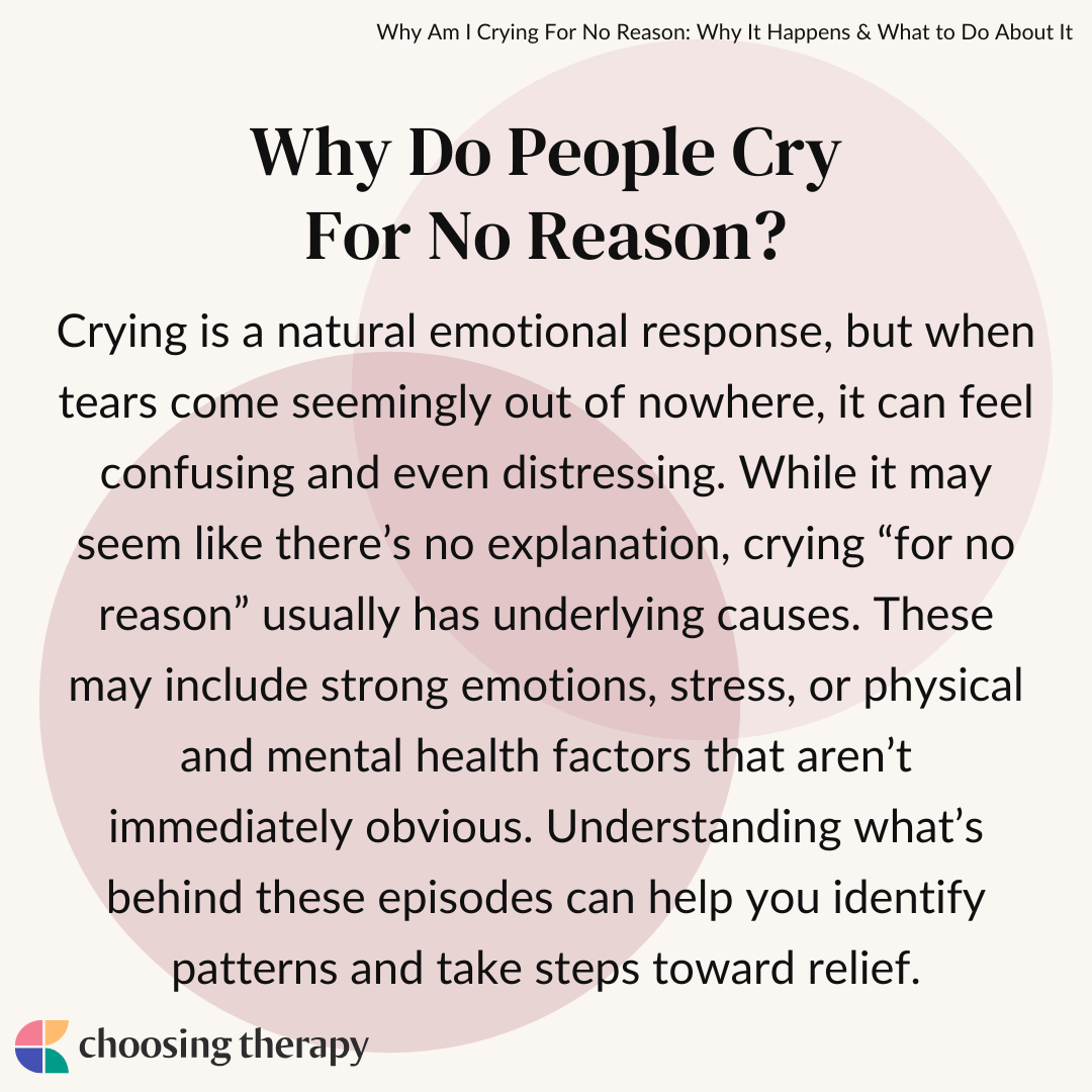 crying for no reason