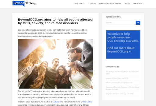 Beyond OCD mainpage
