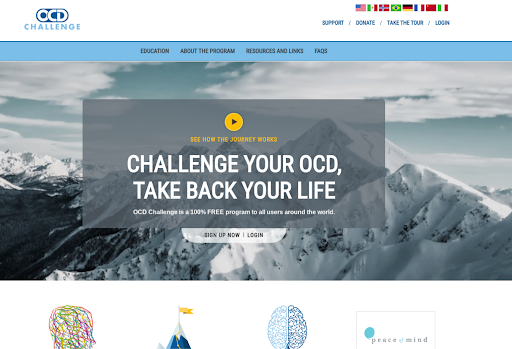 OCD Challenge mainpage