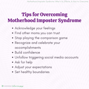Tips for Overcoming Motherhood Imposter Syndrome