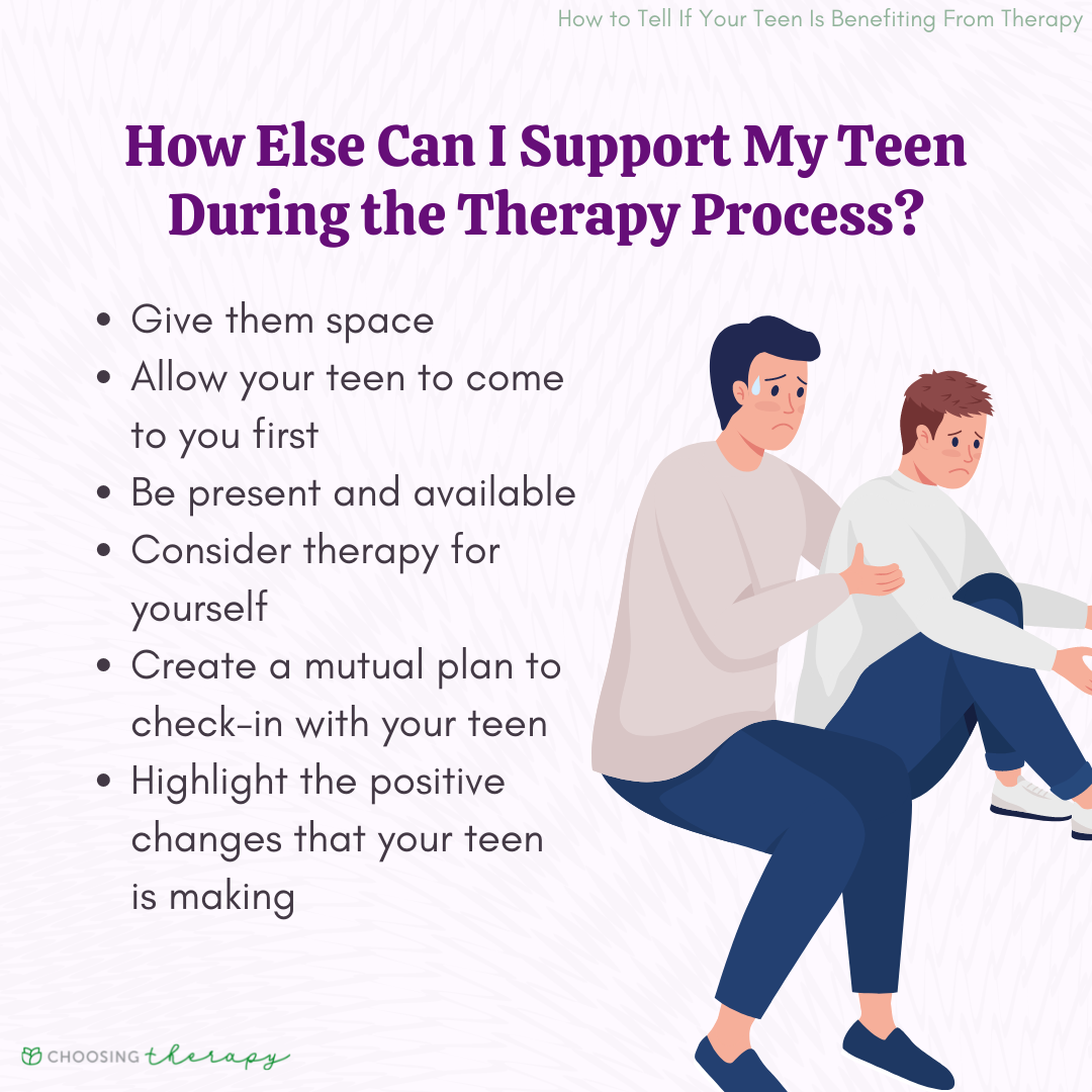 How Else Can I Support My Teen During the Therapy Process