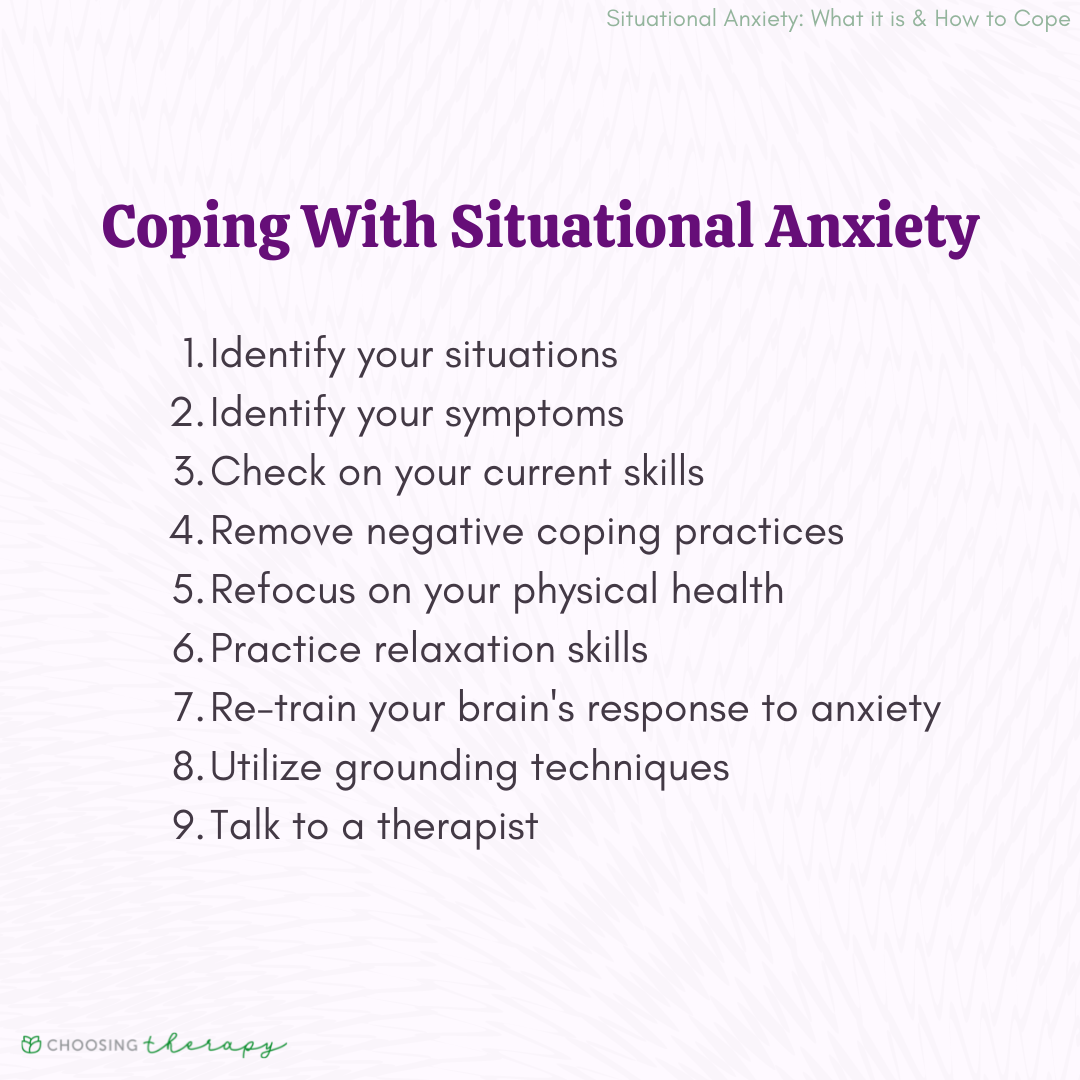 Coping With Situational Anxiety