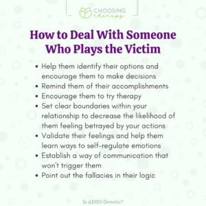 How to Deal With Someone Who Plays the Victim