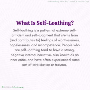 What Is Self-Loathing