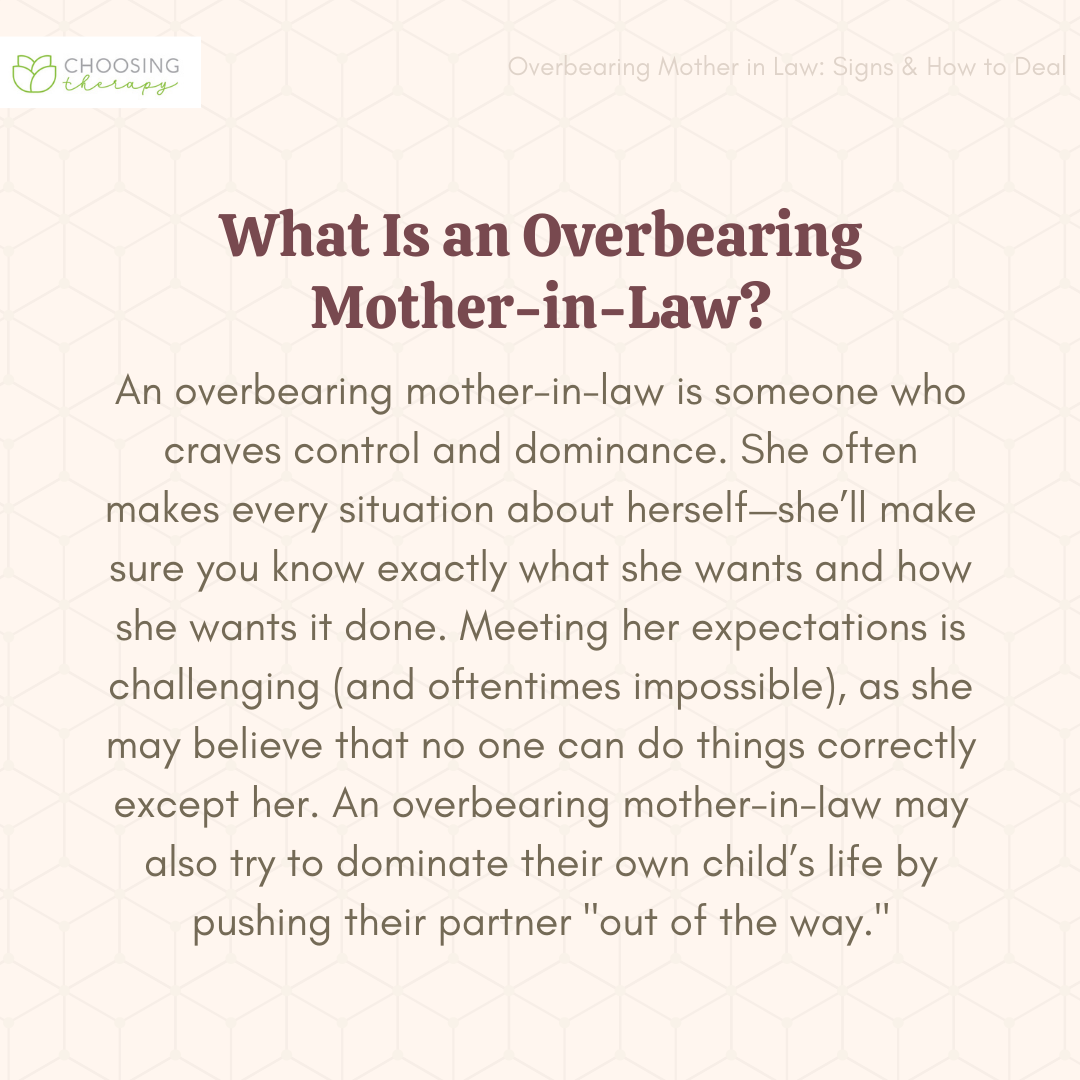 9 Ways to Deal With an Overbearing Mother-in-Law