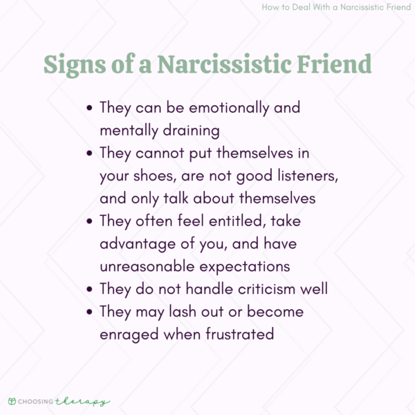 How Do You Deal With A Narcissistic Friend 10 Ways to Deal With a Narcissistic Friend