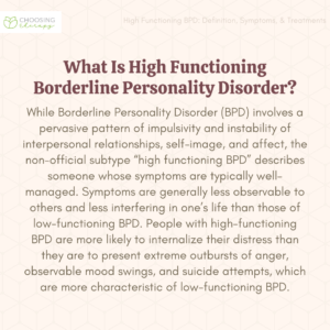 What Is High Functioning Borderline Personality Disorder?