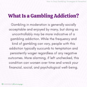 What Is a Gambling Addiction?