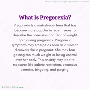 What Is Pregorexia?