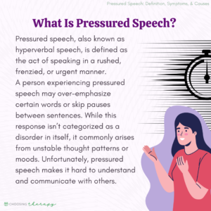 What Is Pressured Speech?