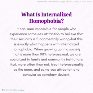 What Is Internalized Homophobia?