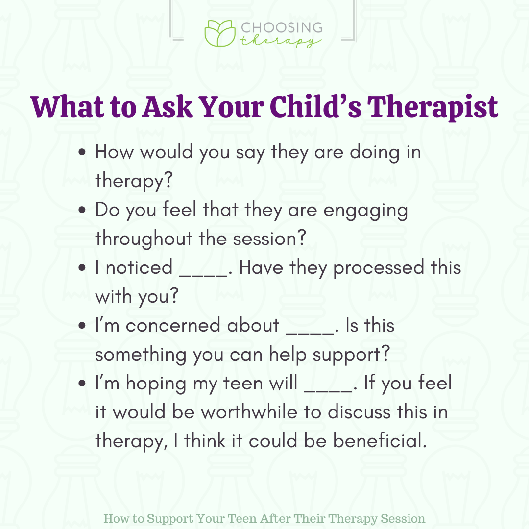 What to Ask Your Child's Therapist