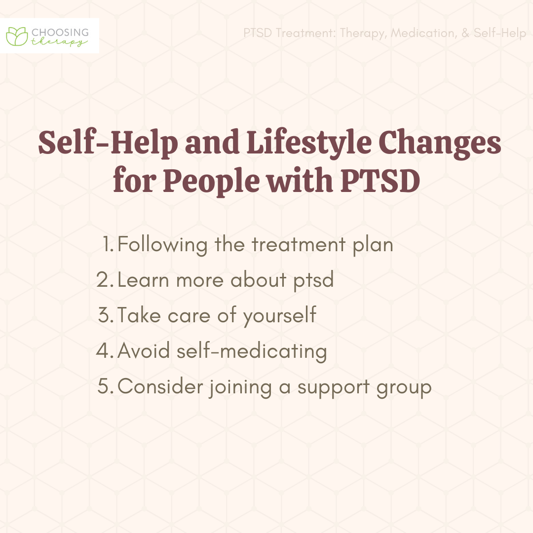 Self- Help and Lidestyle Changes for People with PTSD