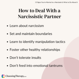 How to Deal with a Narcissistic Partner
