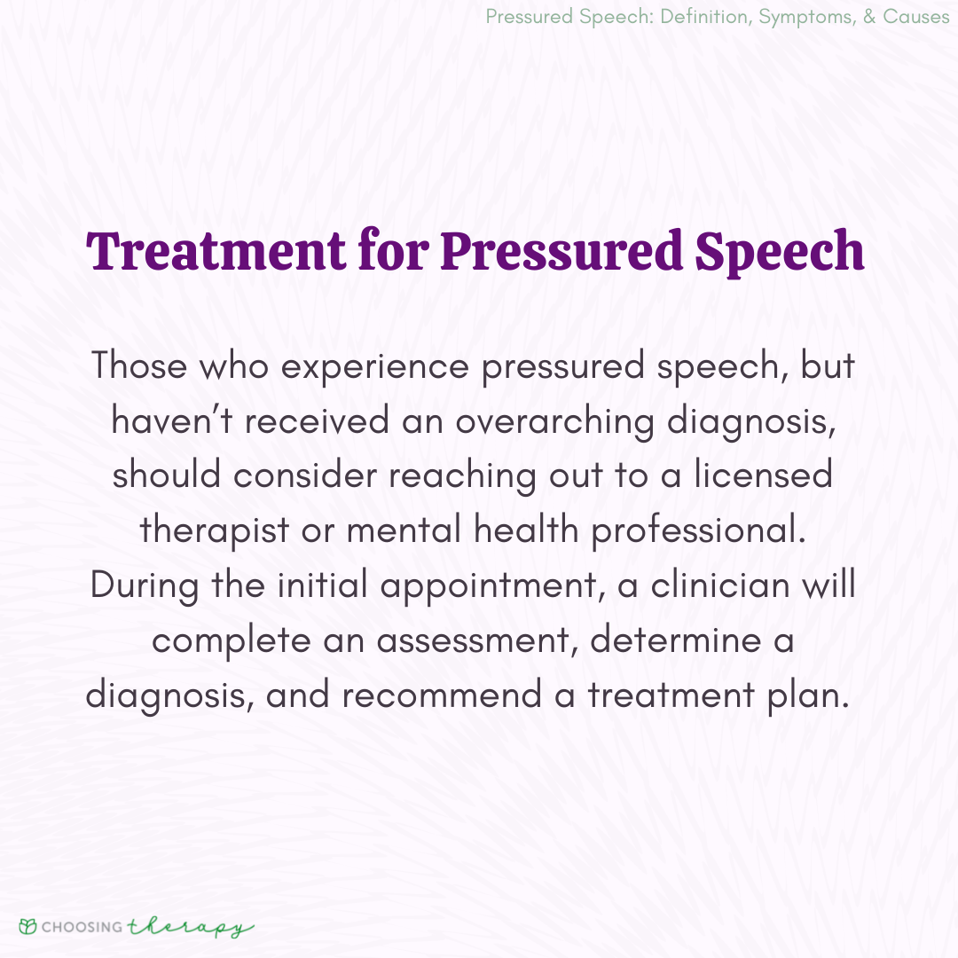 pressured speech