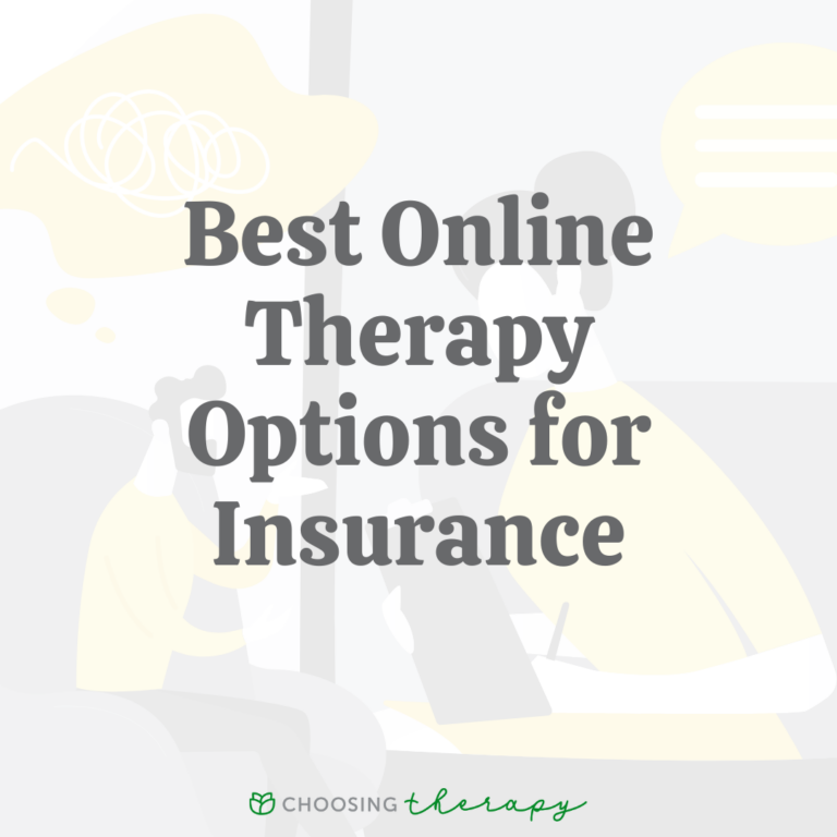 Best Online Therapy Options For Insurance