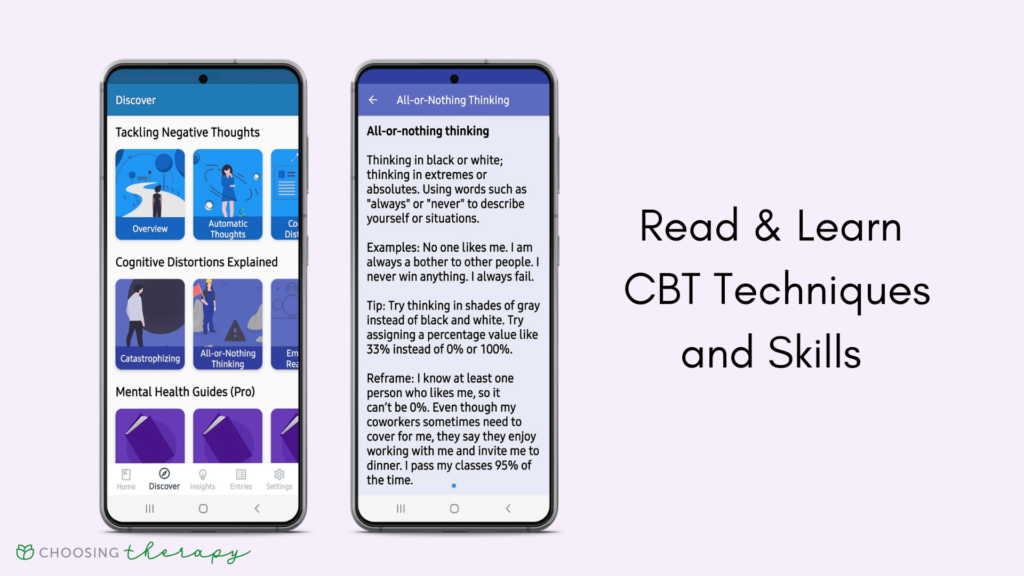 CBT Thought Diary App Review 2022