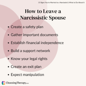 How to Leave a Narcissistic Spouse