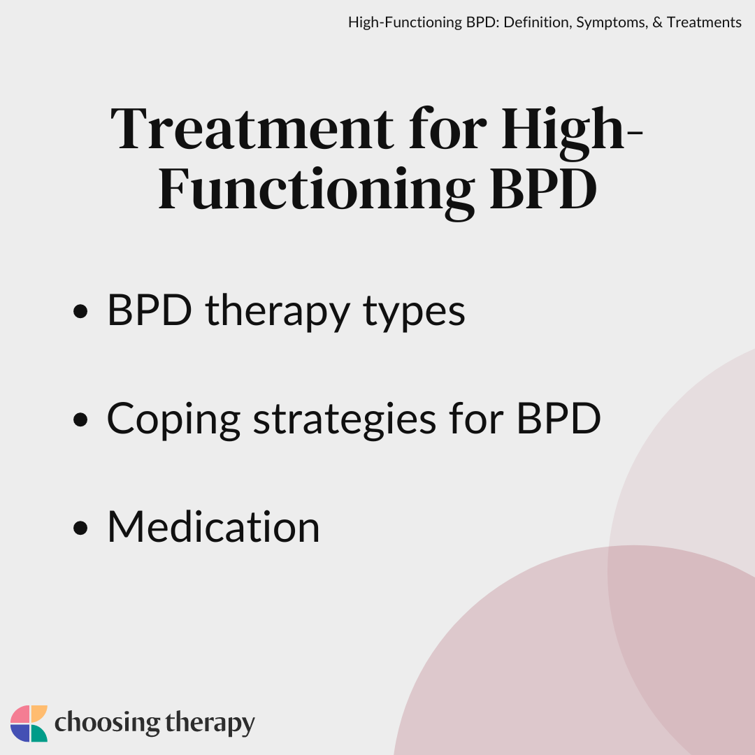 Treatment for High Functioning BPD