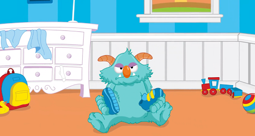 Breathe, think, do with Sesame Street image