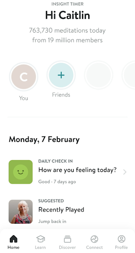 InsightTimer Home Page